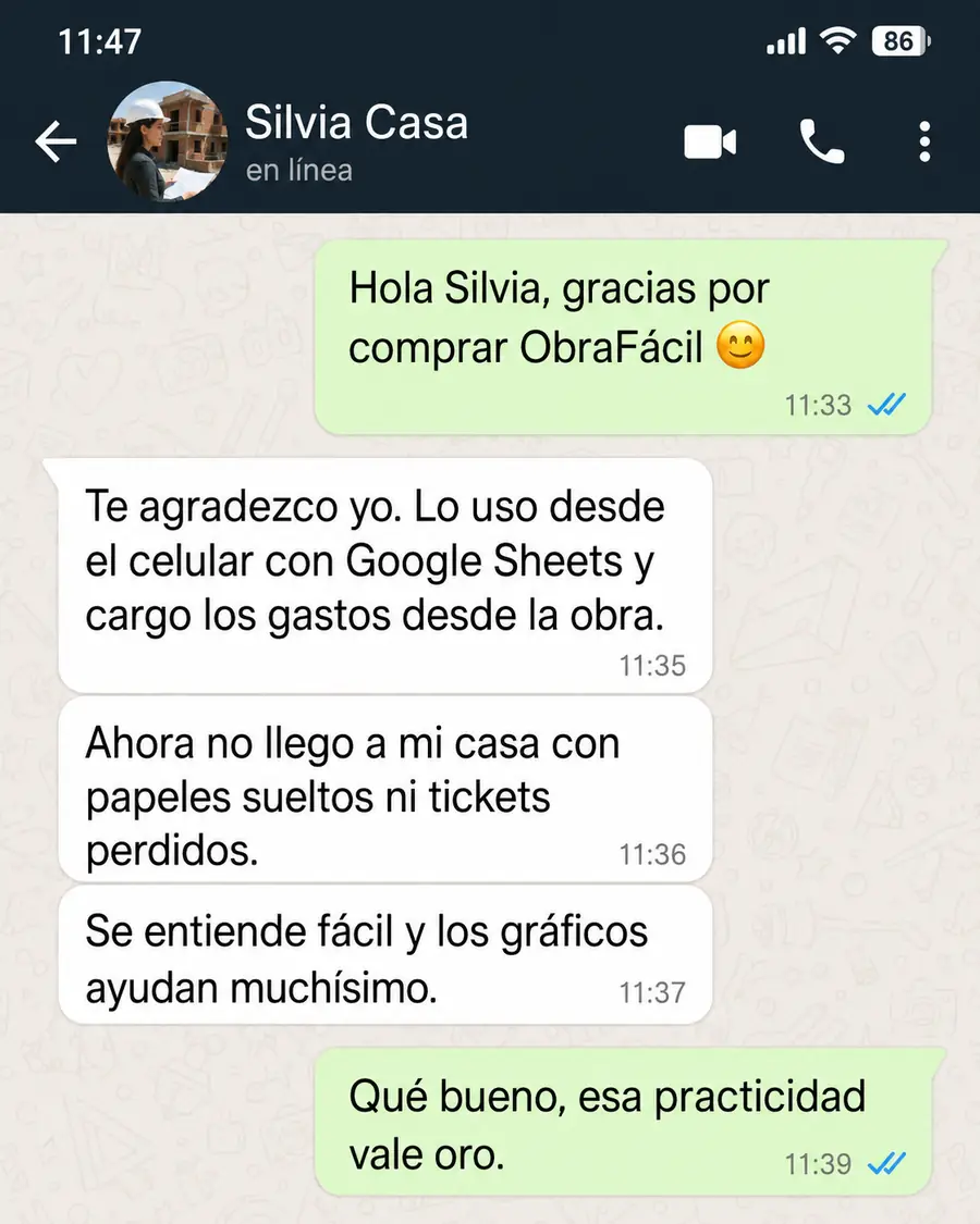 Testimonio de Silvia Casa sobre Kit ObraFácil